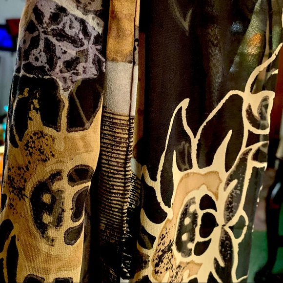 Peter Nygard Accessories - Peter Nygard VERY Large Silk Scarf Sarong Sized - 36” by 72”